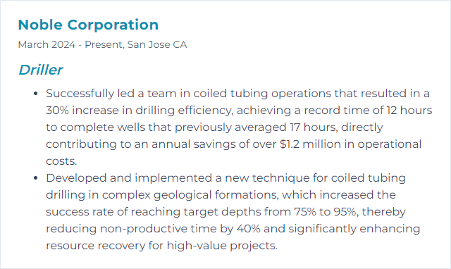 How to Display Coiled Tubing Operations Skills on Your Resume