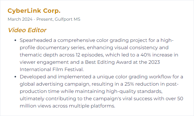 How to Display Color Grading Skills on Your Resume