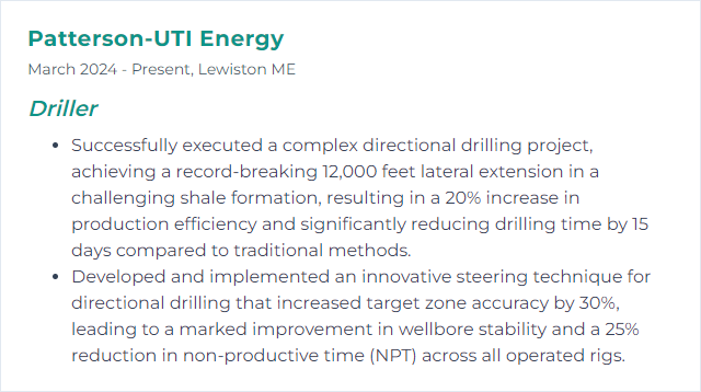 How to Display Directional Drilling Skills on Your Resume