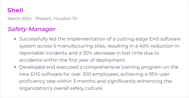 How to Display EHS Software Skills on Your Resume