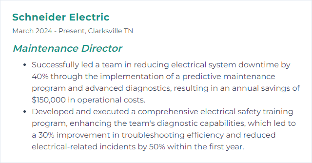 How to Display Electrical Diagnostics Skills on Your Resume