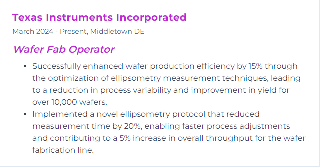 How to Display Ellipsometry Skills on Your Resume