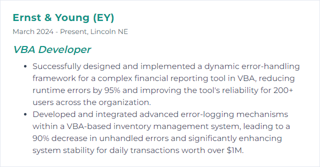How to Display Error Handling Skills on Your Resume