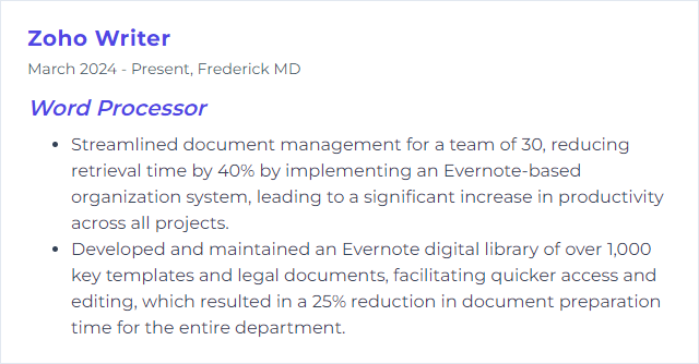 How to Display Evernote Skills on Your Resume