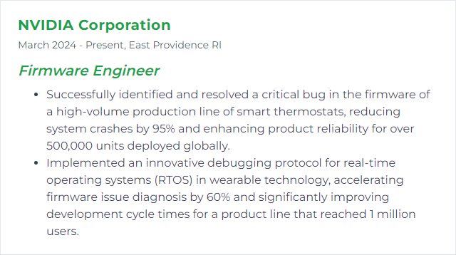 How to Display Firmware Debugging Skills on Your Resume