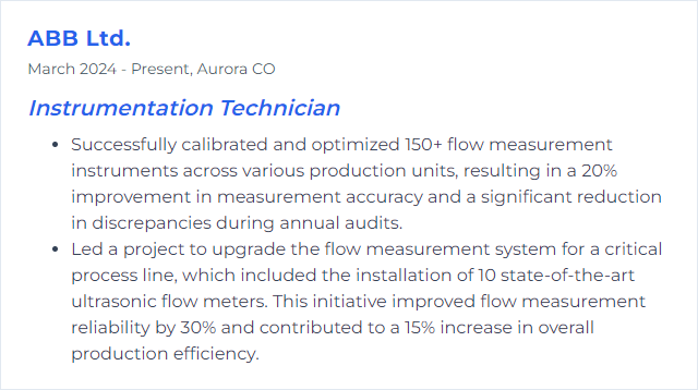 How to Display Flow Measurement Skills on Your Resume