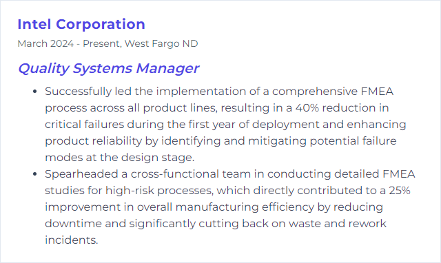 How to Display FMEA (Failure Mode and Effects Analysis) Skills on Your Resume