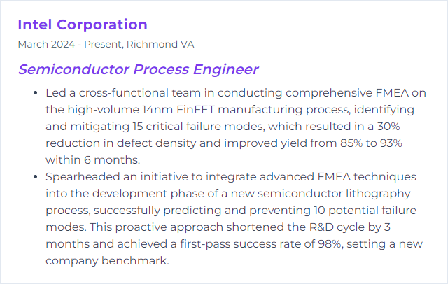 How to Display FMEA (Failure Mode and Effects Analysis) Skills on Your Resume