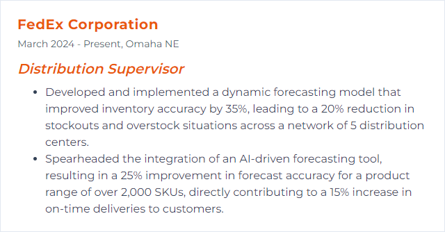 How to Display Forecasting Skills on Your Resume