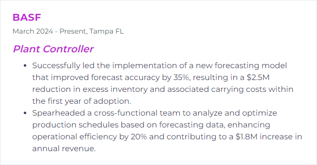 How to Display Forecasting Skills on Your Resume