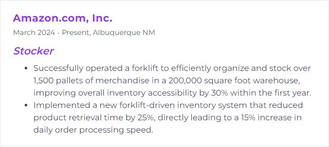 How to Display Forklift Operation Skills on Your Resume
