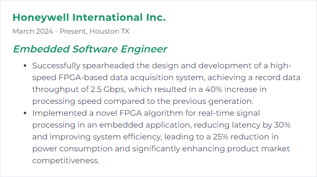 How to Display FPGA Skills on Your Resume