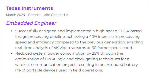 How to Display FPGA Skills on Your Resume