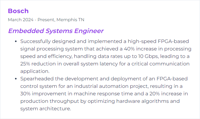 How to Display FPGA Skills on Your Resume