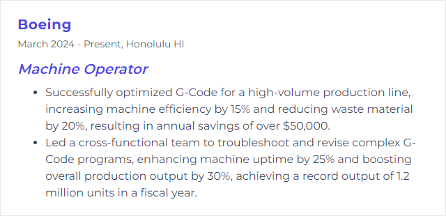 How to Display G-Code Understanding Skills on Your Resume