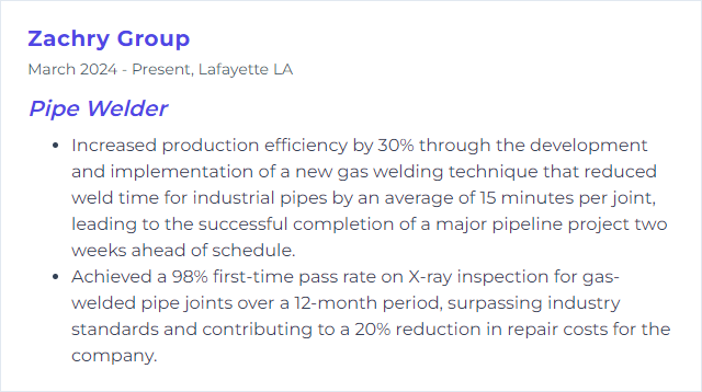 How to Display Gas Welding Skills on Your Resume
