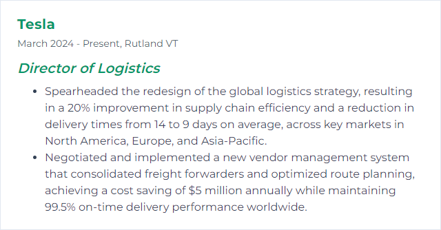 How to Display Global Logistics Skills on Your Resume