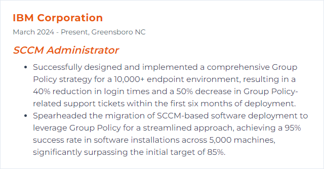 How to Display Group Policy Skills on Your Resume