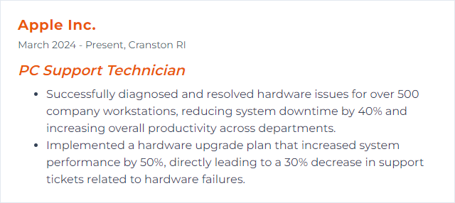 How to Display Hardware Troubleshooting Skills on Your Resume