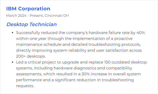 How to Display Hardware Troubleshooting Skills on Your Resume