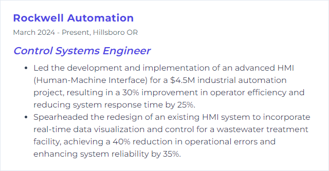 How to Display HMI Development Skills on Your Resume