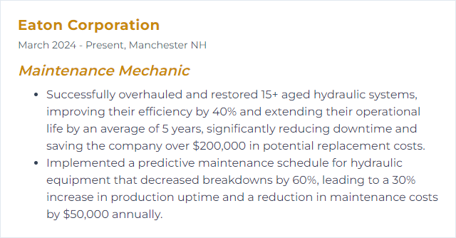 How to Display Hydraulic Systems Skills on Your Resume