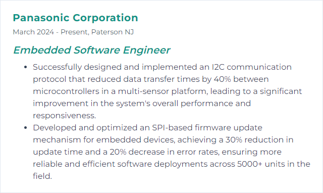 How to Display I2C/SPI Skills on Your Resume