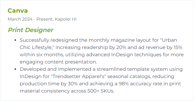 How to Display InDesign Skills on Your Resume