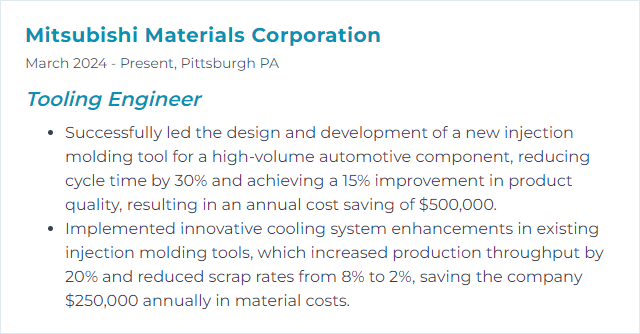 How to Display Injection Molding Skills on Your Resume