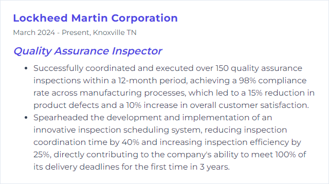 How to Display Inspection Coordination Skills on Your Resume