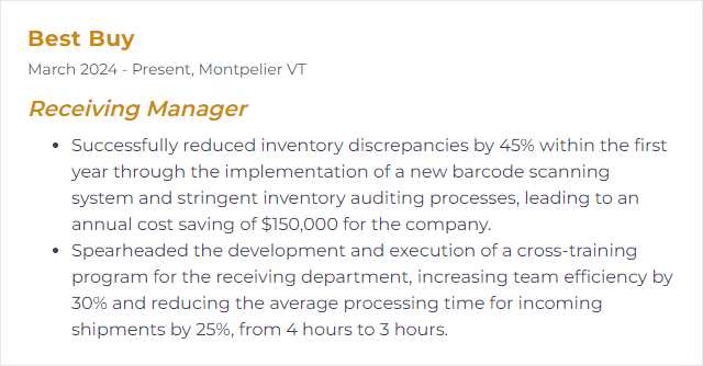 How to Display Inventory Management Skills on Your Resume