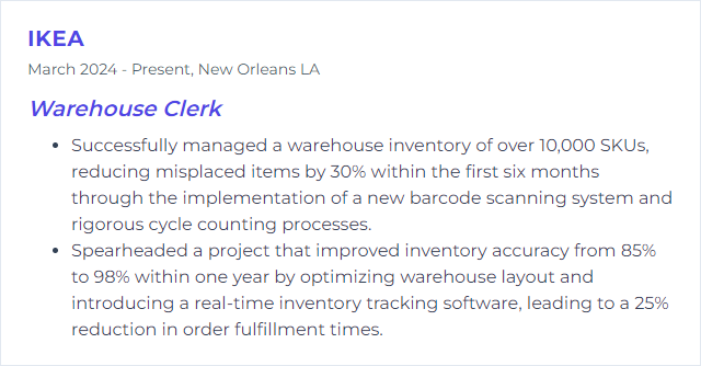 How to Display Inventory Management Skills on Your Resume
