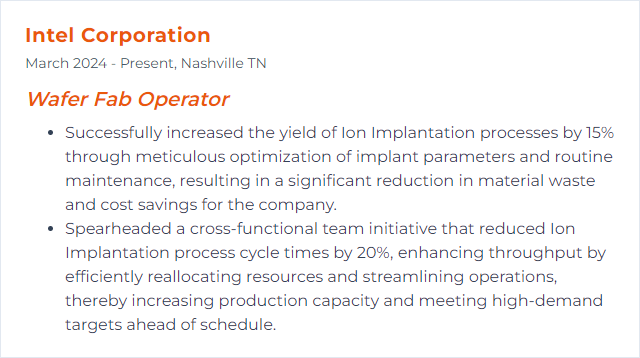 How to Display Ion Implantation Skills on Your Resume