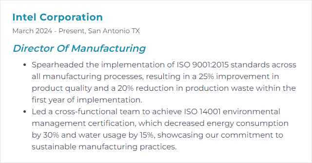 How to Display ISO Standards Skills on Your Resume