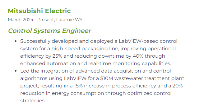 How to Display LabVIEW Skills on Your Resume