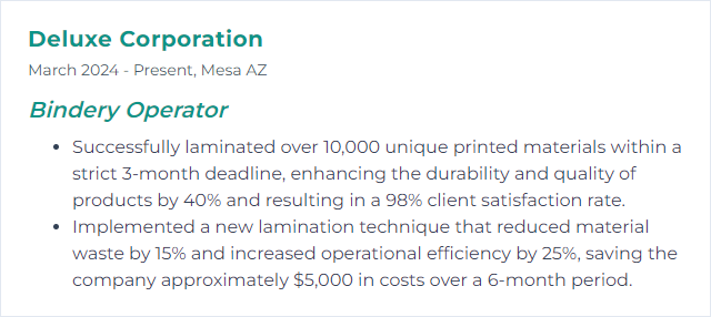 How to Display Laminating Skills on Your Resume