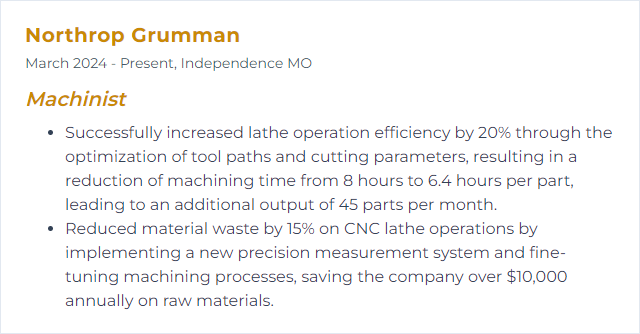 How to Display Lathe Operation Skills on Your Resume