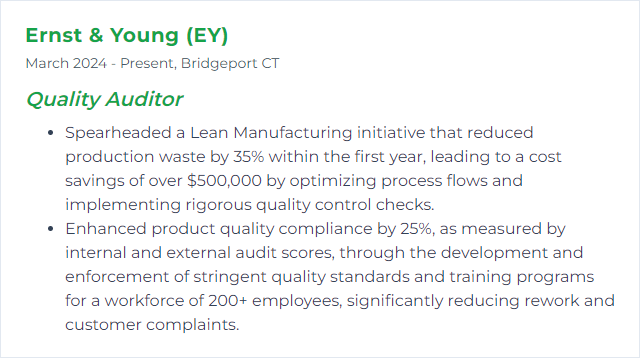 How to Display Lean Manufacturing Skills on Your Resume