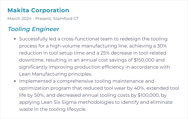 How to Display Lean Manufacturing Skills on Your Resume