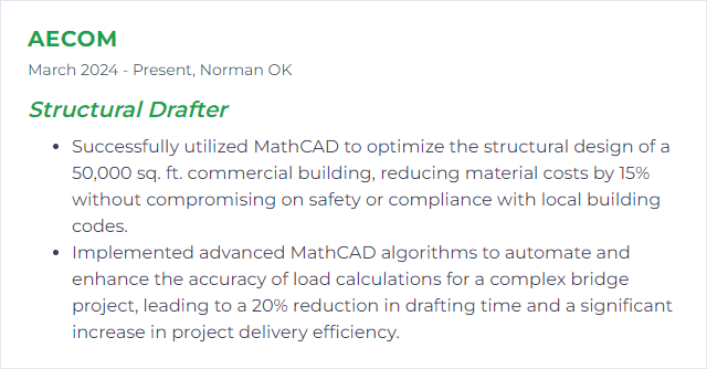 How to Display MathCAD Skills on Your Resume