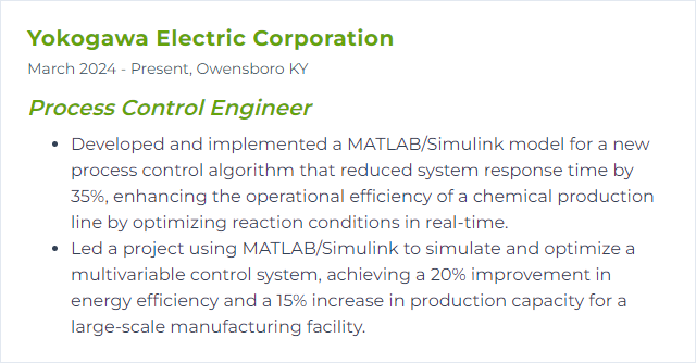 How to Display MATLAB/Simulink Skills on Your Resume