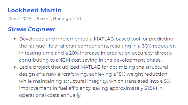 How to Display MATLAB Skills on Your Resume