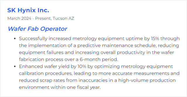 How to Display Metrology Equipment Skills on Your Resume