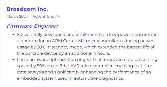 How to Display Microcontroller Programming Skills on Your Resume