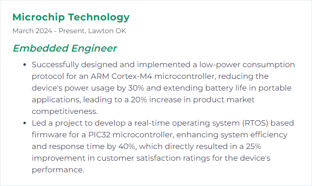 How to Display Microcontrollers Skills on Your Resume