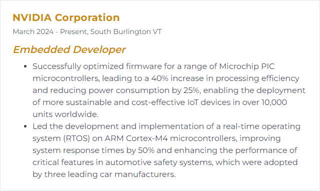 How to Display Microcontrollers Skills on Your Resume