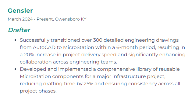 How to Display MicroStation Skills on Your Resume