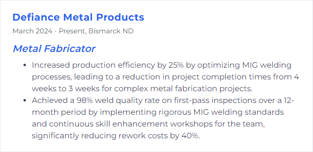 How to Display MIG Welding Skills on Your Resume