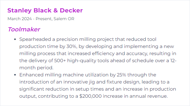 How to Display Milling Skills on Your Resume