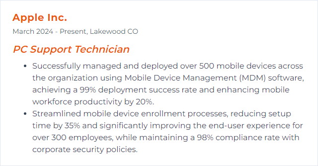 How to Display Mobile Device Management Skills on Your Resume